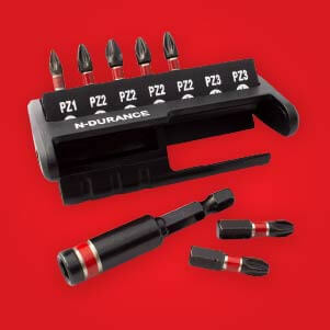 N-Durance Screwdriver Bits & Holders